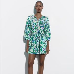 Zara Floral Mini Dress - XS